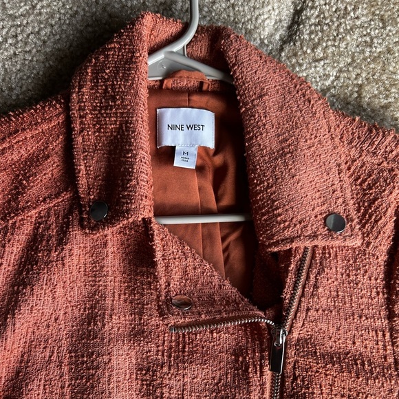 Nine West textured knit moto medium zip up jacket - Womens - Picture 3 of 8